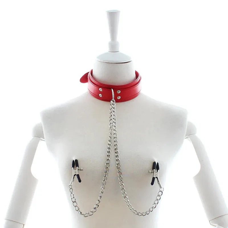 Seductive Sensations Nipple Stimulators Collar