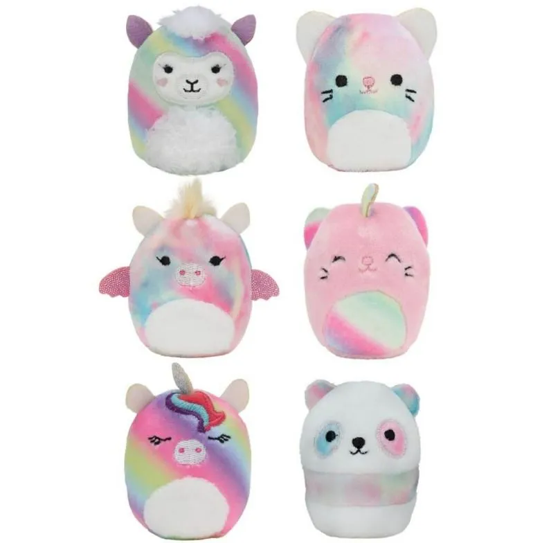 Squishmallows Squishville Mini 6 Pack Rainbow Dream Squad