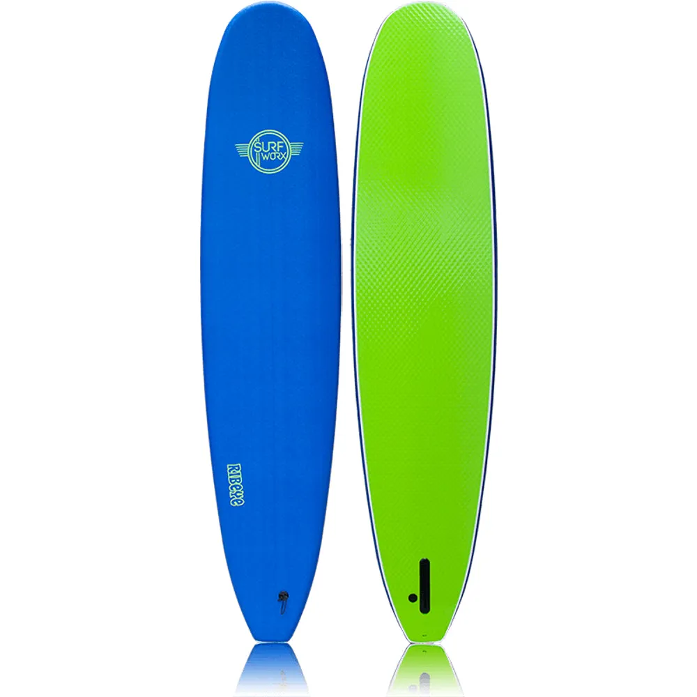 Surfworx Ribeye Longboard 9ft 0 Soft Surfboard - Navy