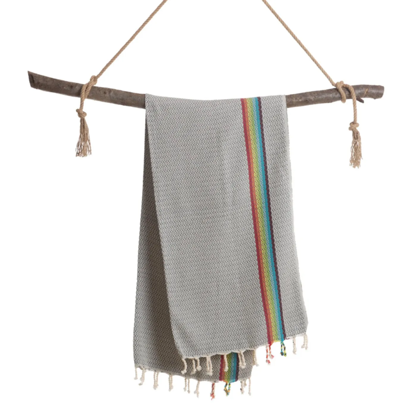 Turkish Cotton Bath Towel / Rainbow