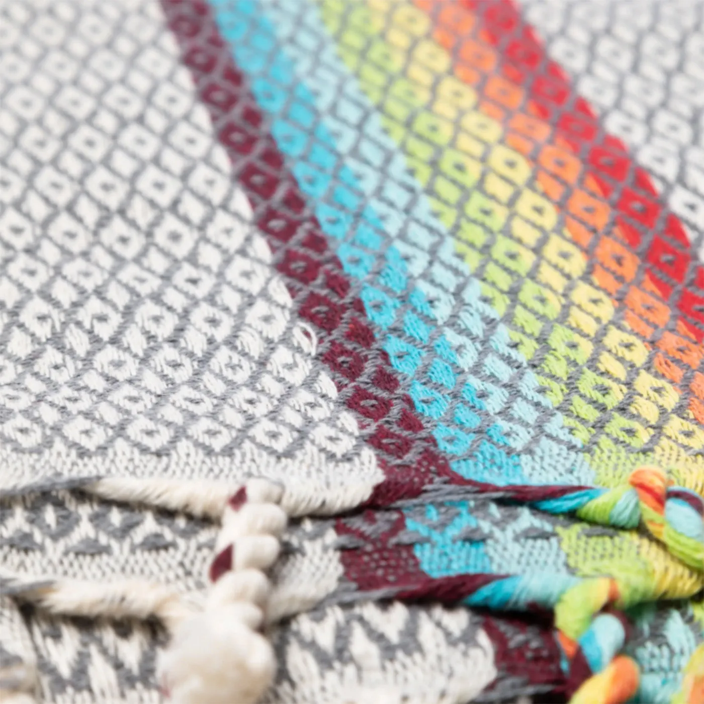 Turkish Cotton Bath Towel / Rainbow