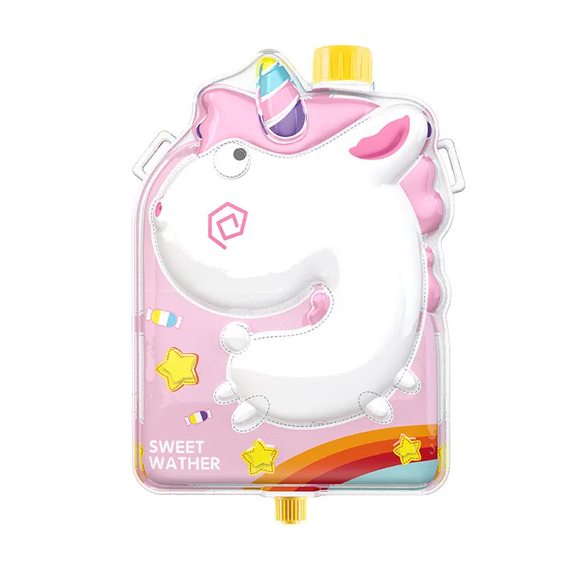 Water Blaster Toy with Backpack-Unicorn