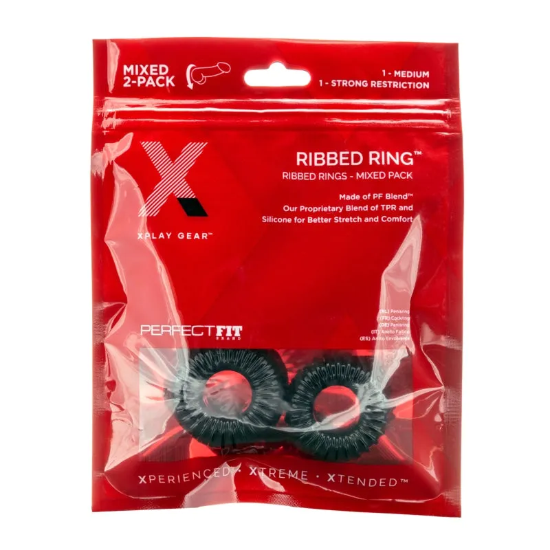 Xplay Mixed Pack  Ribbed Ring & Rr Slim